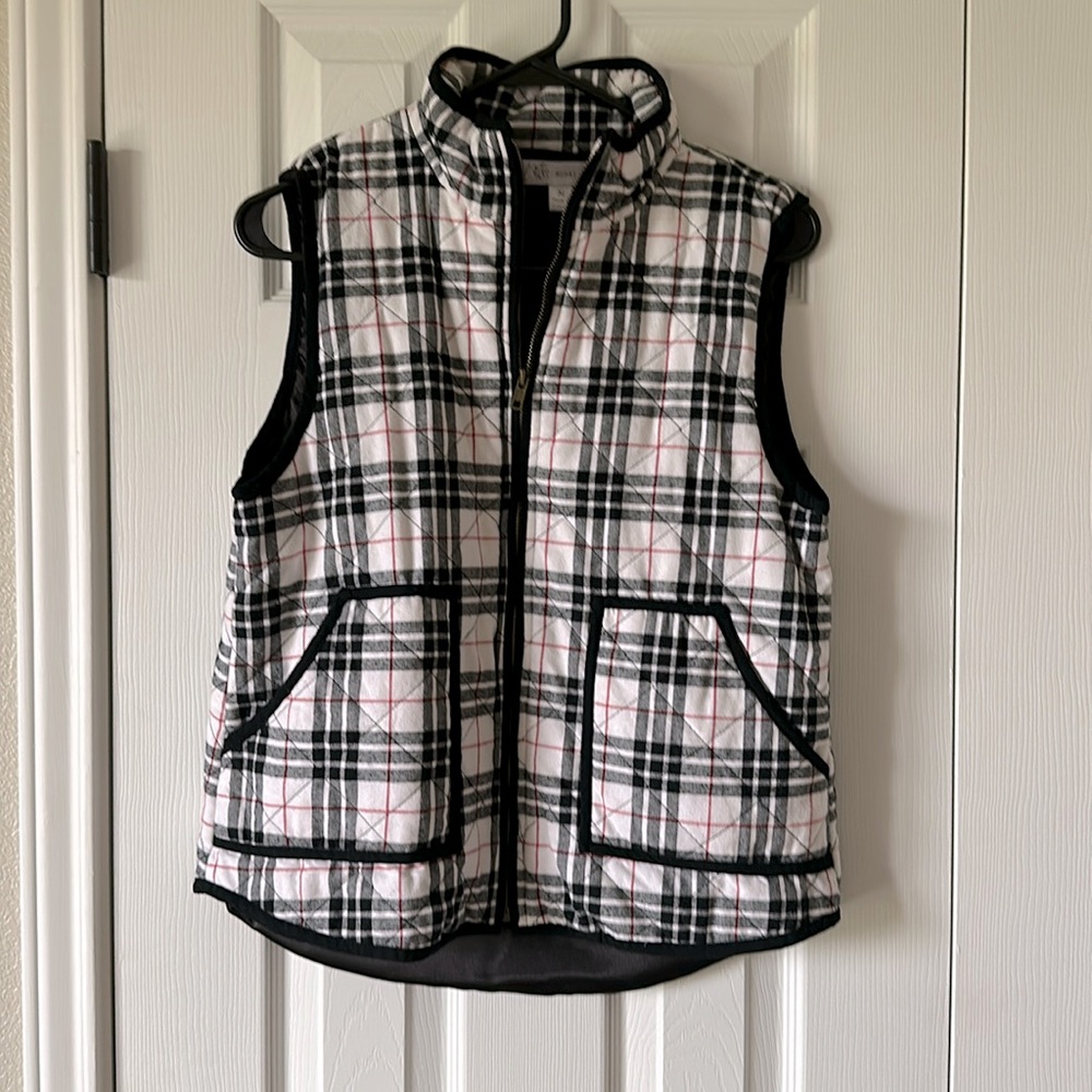 Plaid Womens Vest